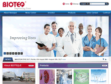 Tablet Screenshot of bioteq.com.tw
